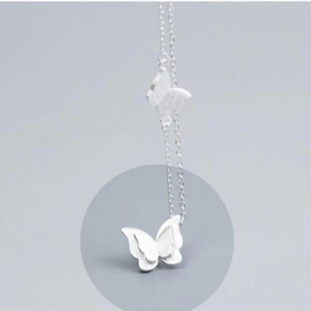 *NEW [Set of 3] 925 Sterling Silver Butterfly Set - Picture 6 of 7